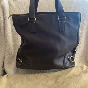 Burberry Brown Saddle Shoulder Brown Tote Handbag